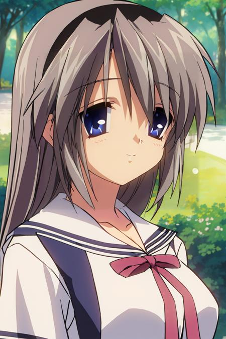 01472-434872025-Best quality,masterpiece,ultra high res,sakagami_tomoyo,looking at viewer, upper body,summer_uniform,smile.png